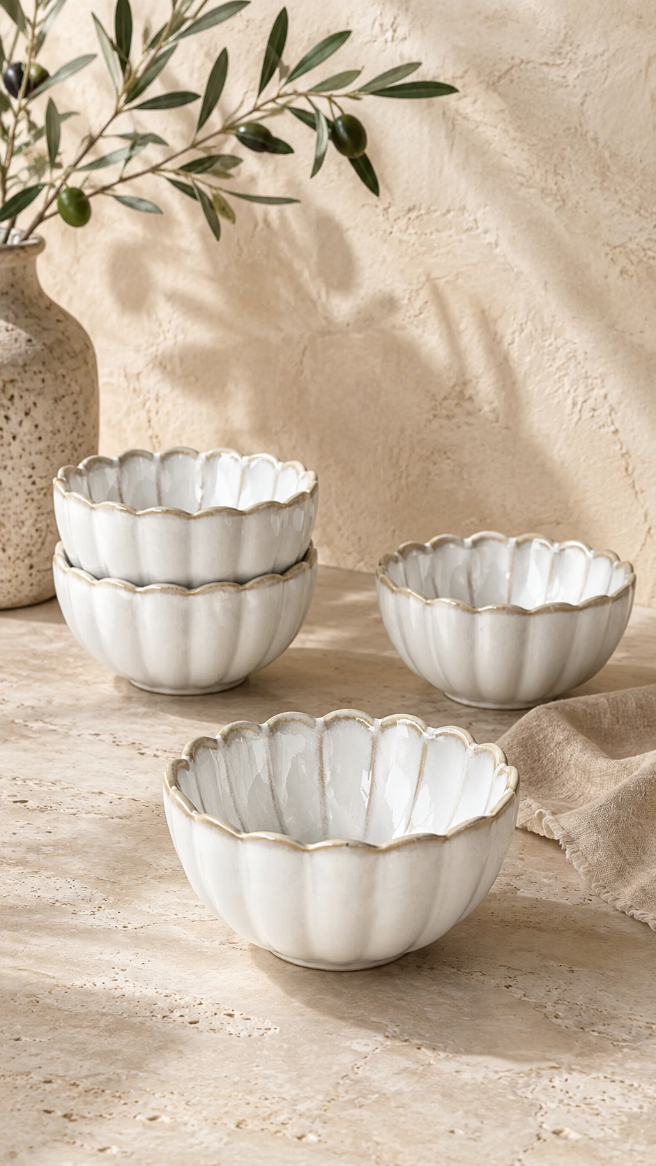 Bloomy Lotus sausschaaltjes | 6 stuks | 9 cm