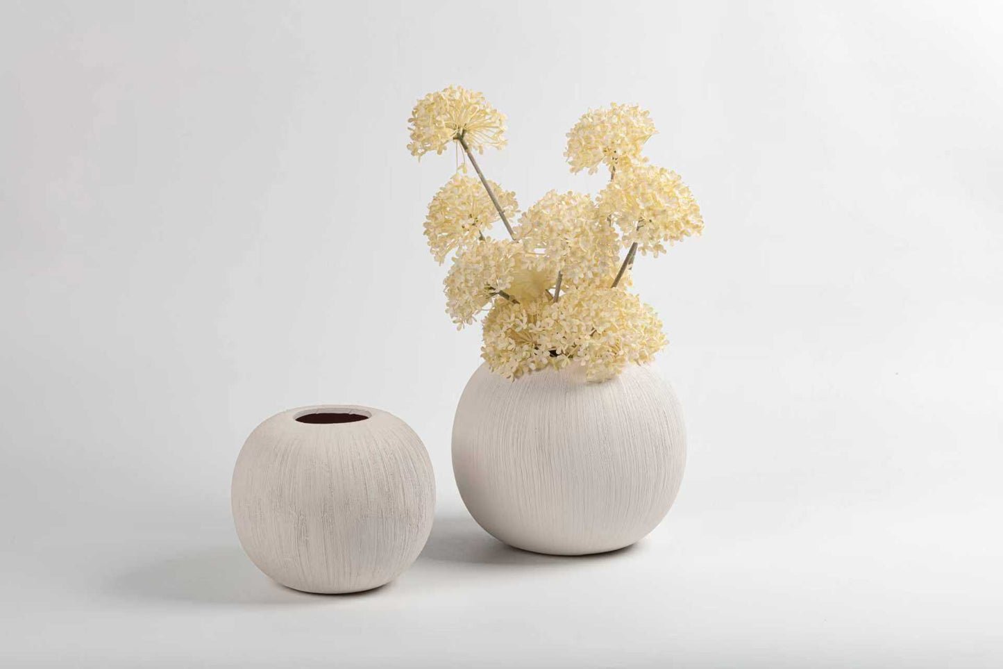 Terakota Vazo - Yuvarlak - 18 cm