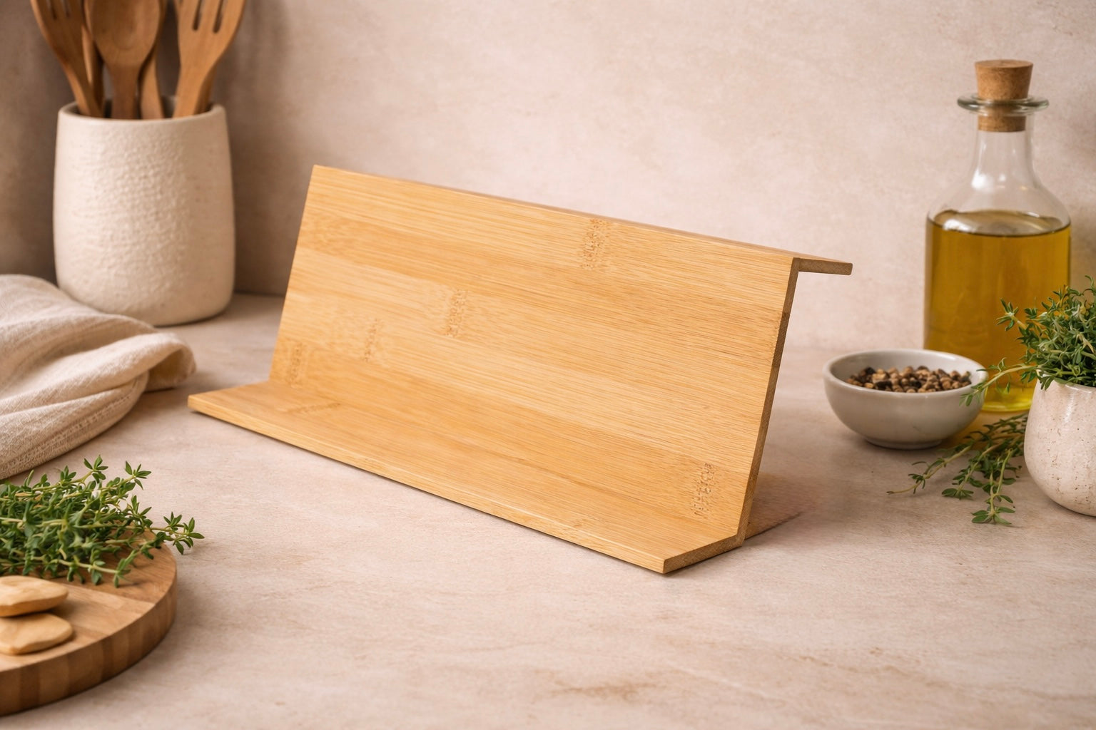 Acacia Kruidenpotjes met Bamboe Deksel – 12 Stuks | 120 ml (Incl. Kruidenrek)