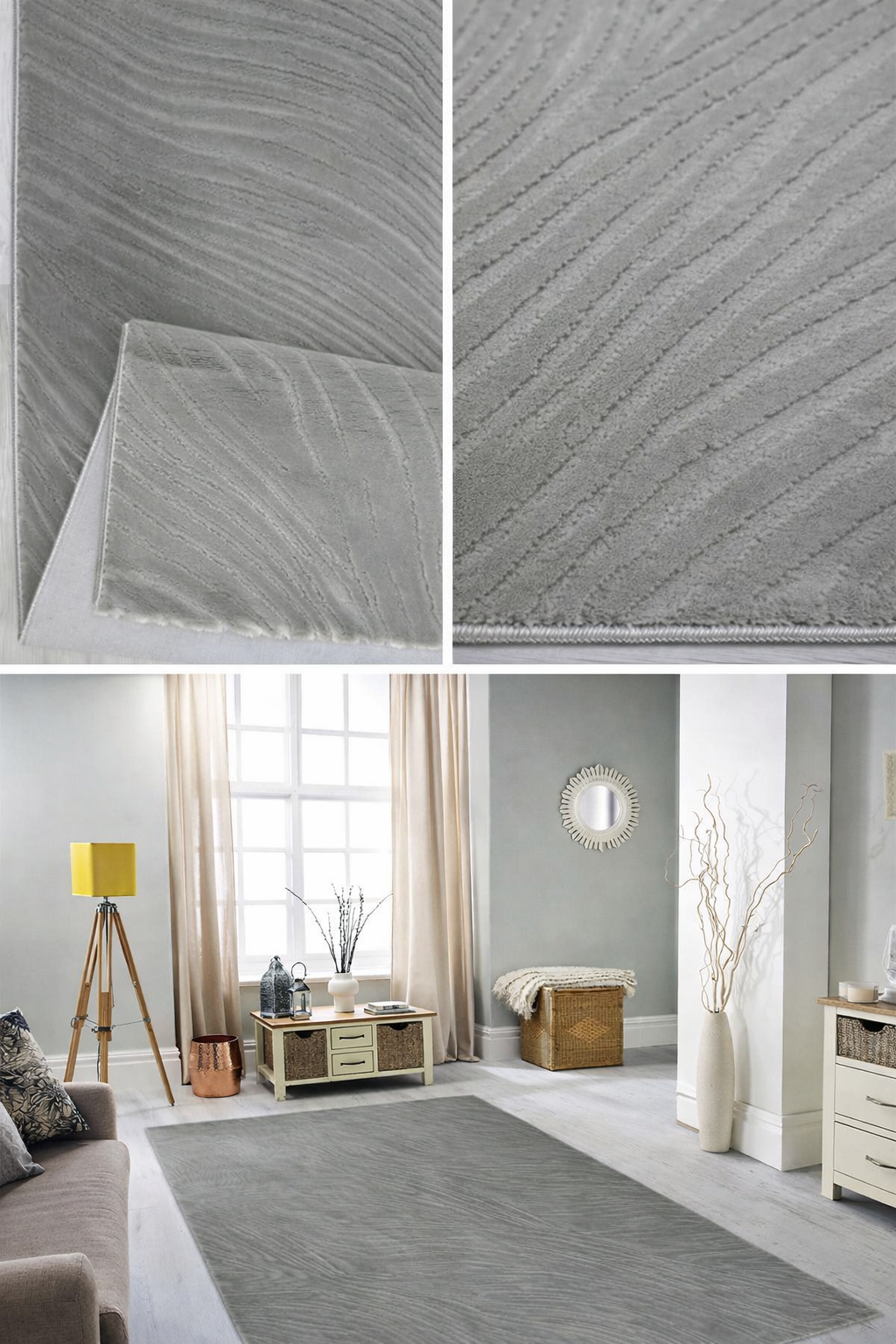 Elmar Grey Vloerkleed