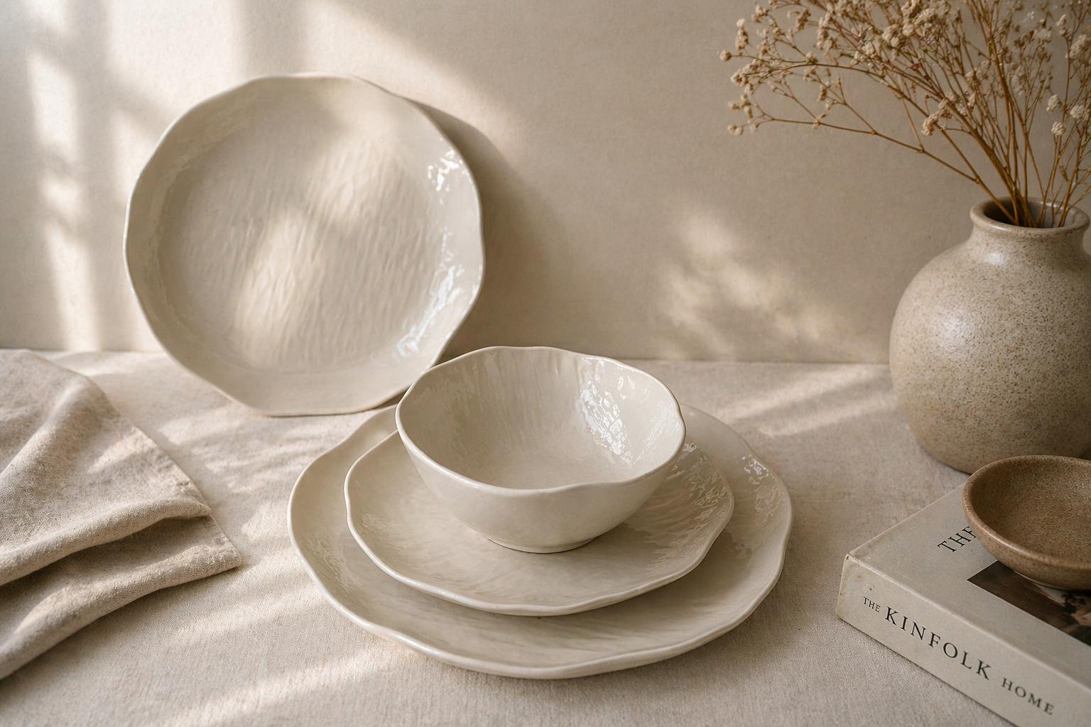 Cermico 27-delige serviesset voor 6 personen | Beige