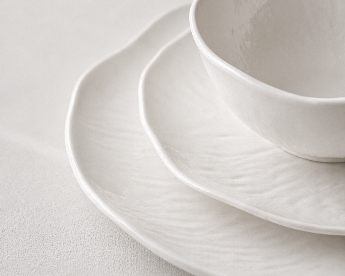 Cermico 27-delige serviesset voor 6 personen | Wit