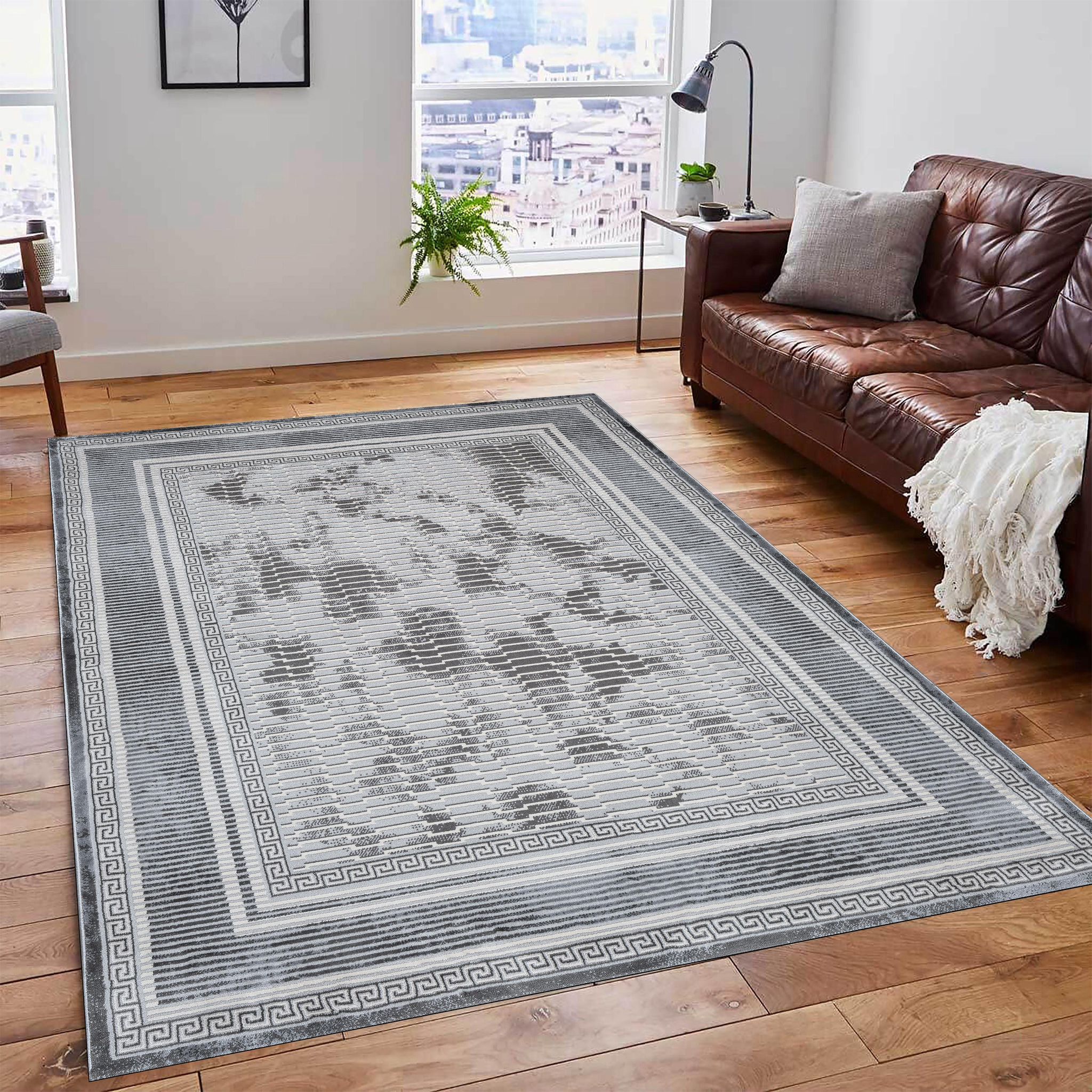 Athena Grey Vloerkleed