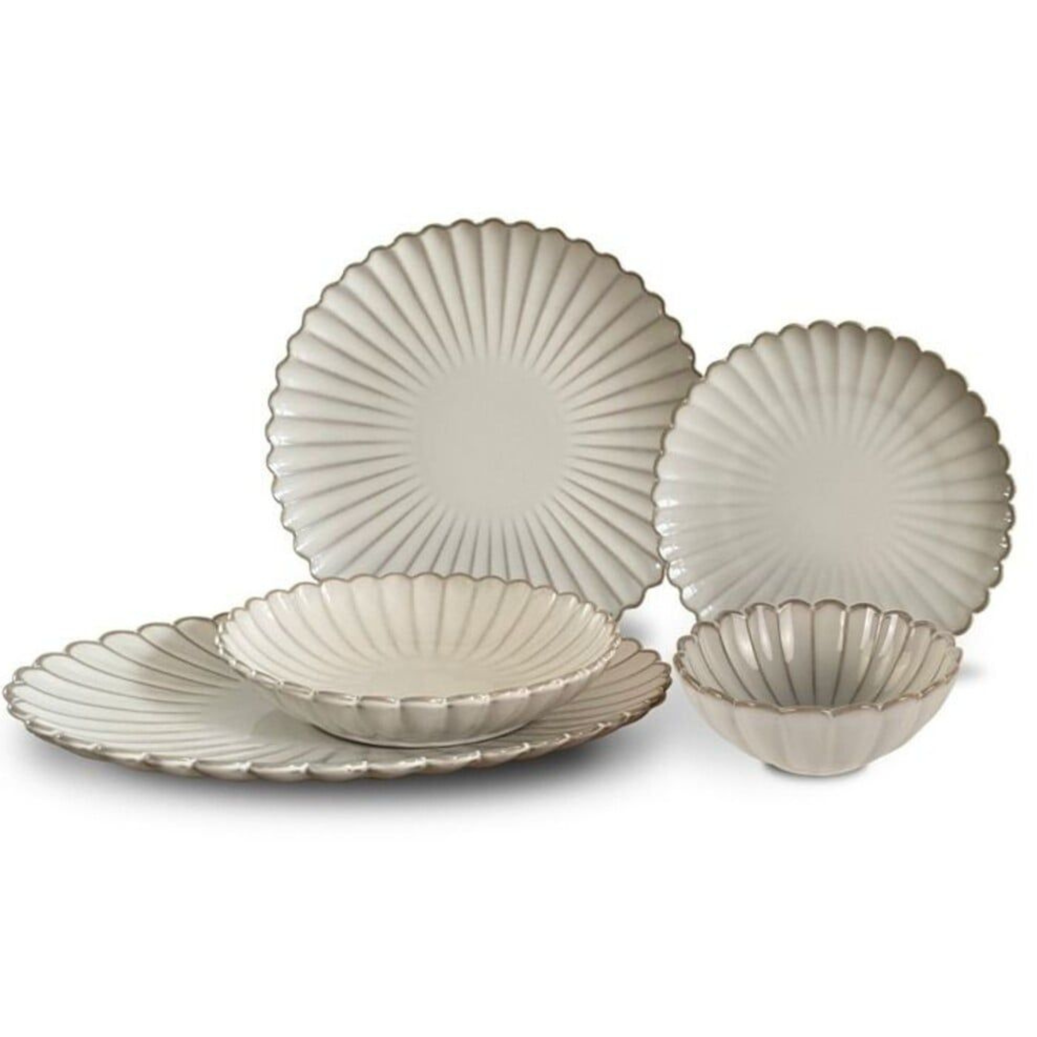 Bricard Paris serviesset taupe 6 persoons 25- delig