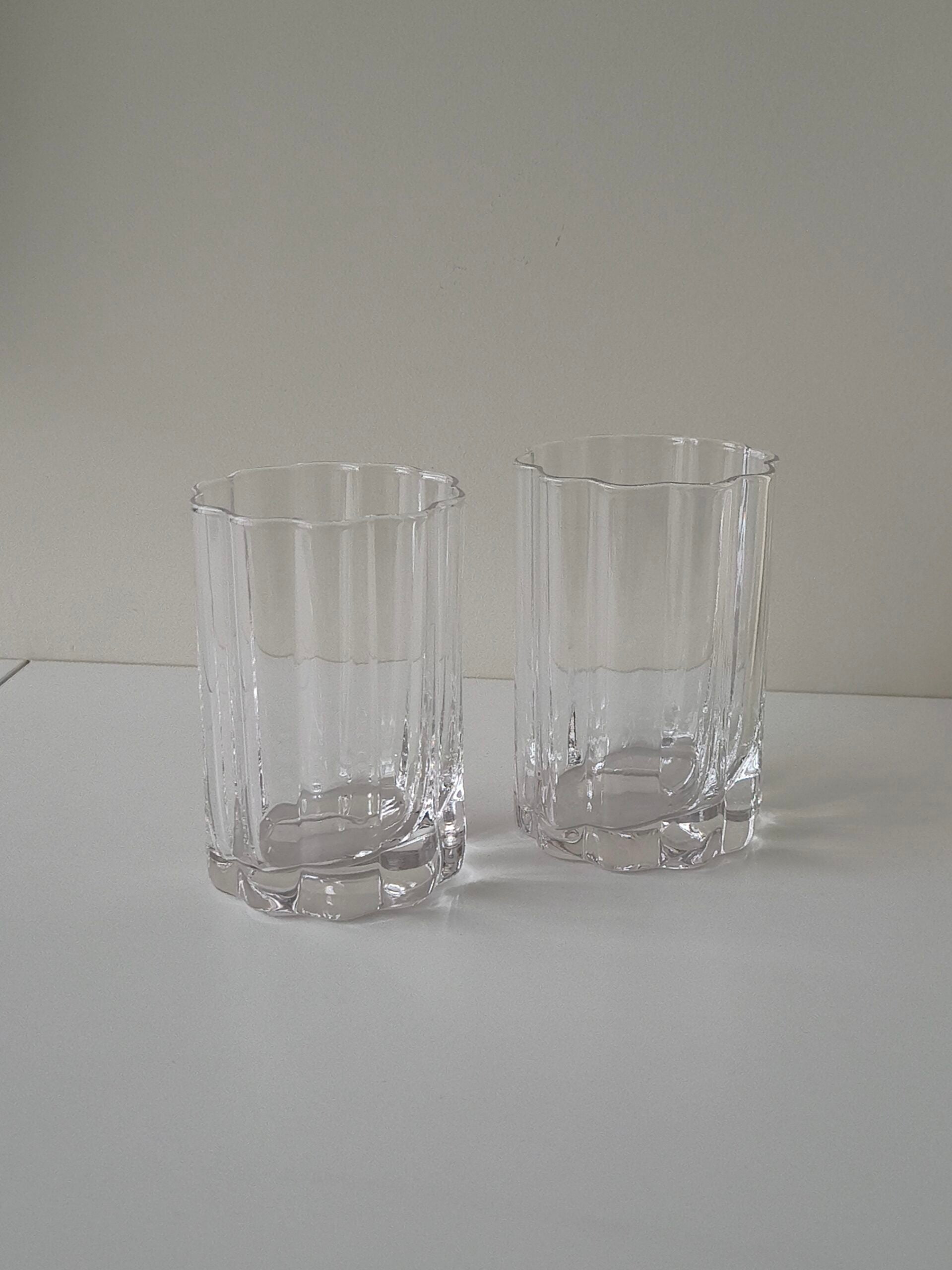 Luno drinkglas in bloemen design | 2 stuks | 300 ml