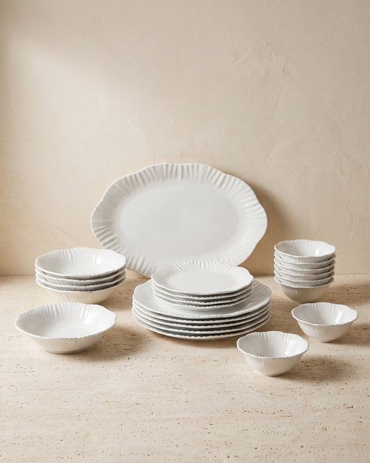 Bricard Bernis serviesset 25-delig Wit