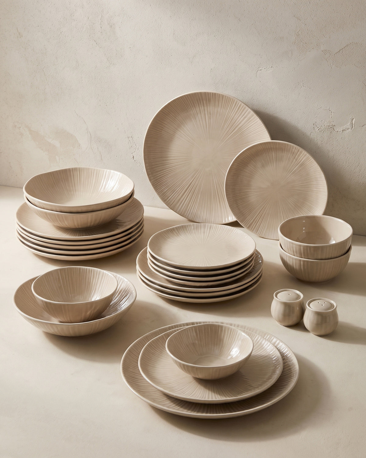 Bricard Belfort Dinner Set | Taupe 27-Delig
