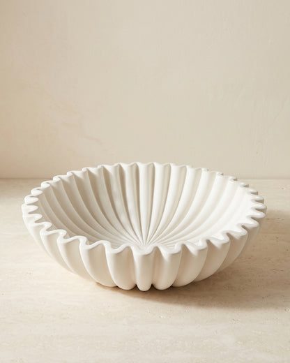 Floré – Decoratieve Schaal Wit