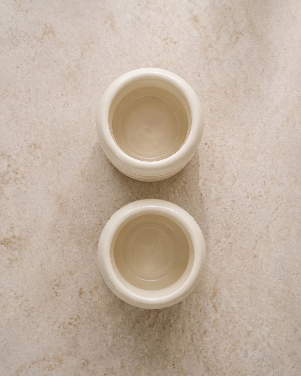 Wave Bubble Mok - Creme - 2 stuks - 400ml