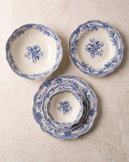 Vintage - Serviesset - 25 Delig - Blauw