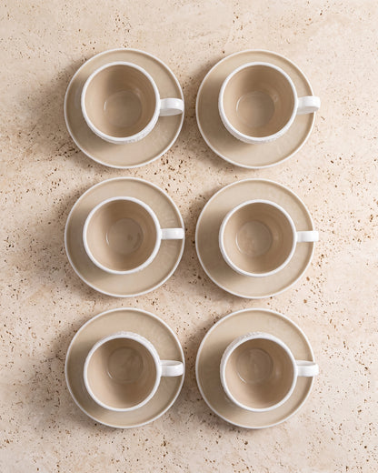 Barles Stone Koffiekopjes | 6 persoons | 200 ml