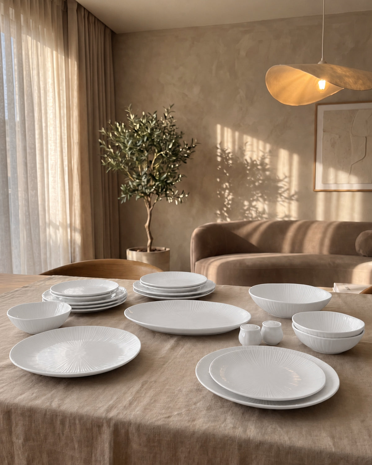 Bricard Belfort Dinner Set | Wit 27-Delig
