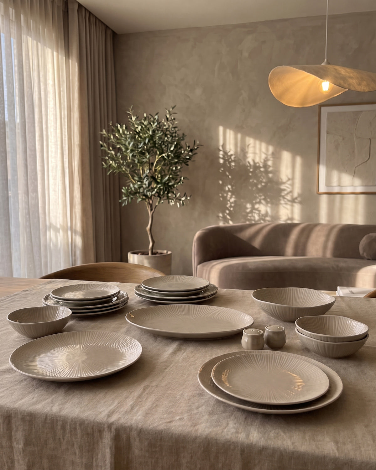 Bricard Belfort Dinner Set | Taupe 27-Delig