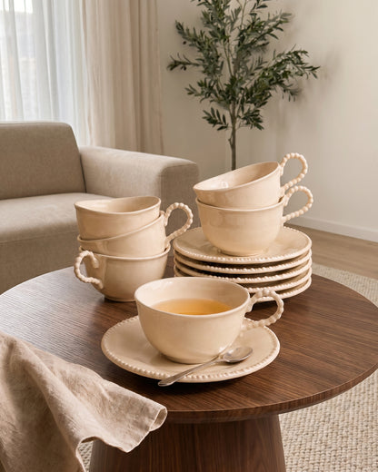 Pearly Koffieset |6 persoons |175 ml