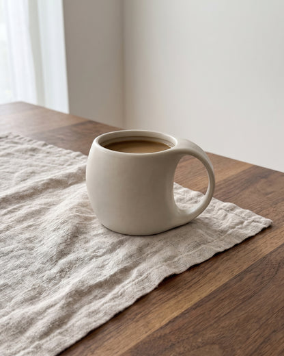 Aluré Keramieken Mok | 2 stuks | Beige