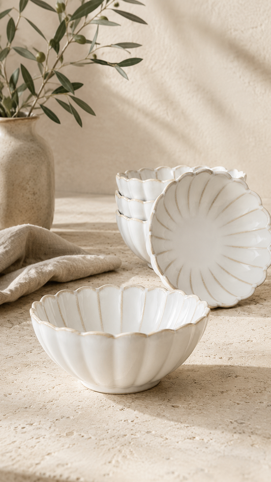 Bloomy Lotus Suppenschalen | 6 Stück | 13,5 cm