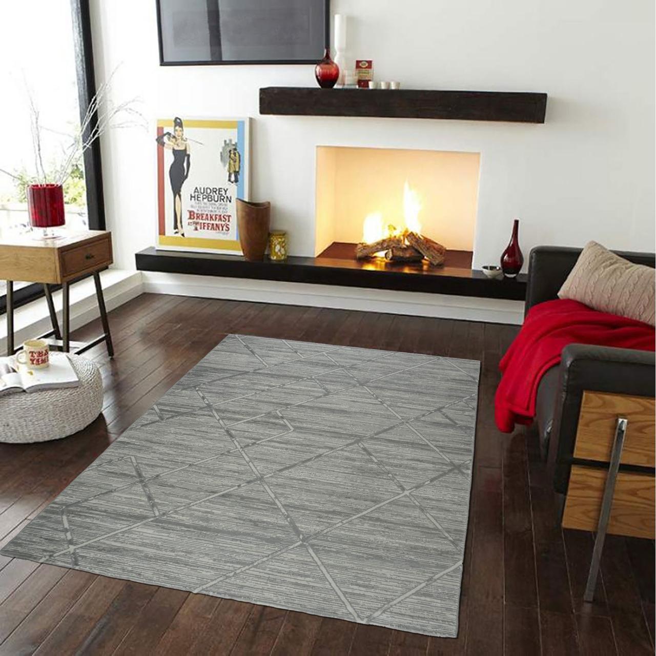 Mirzan Grey Vloerkleed