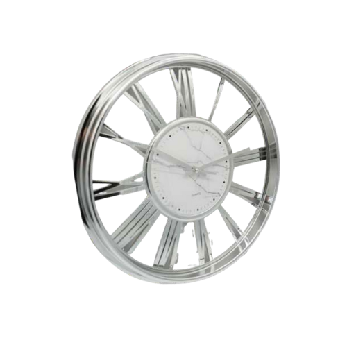 Wandhorloge Hard Zilver
