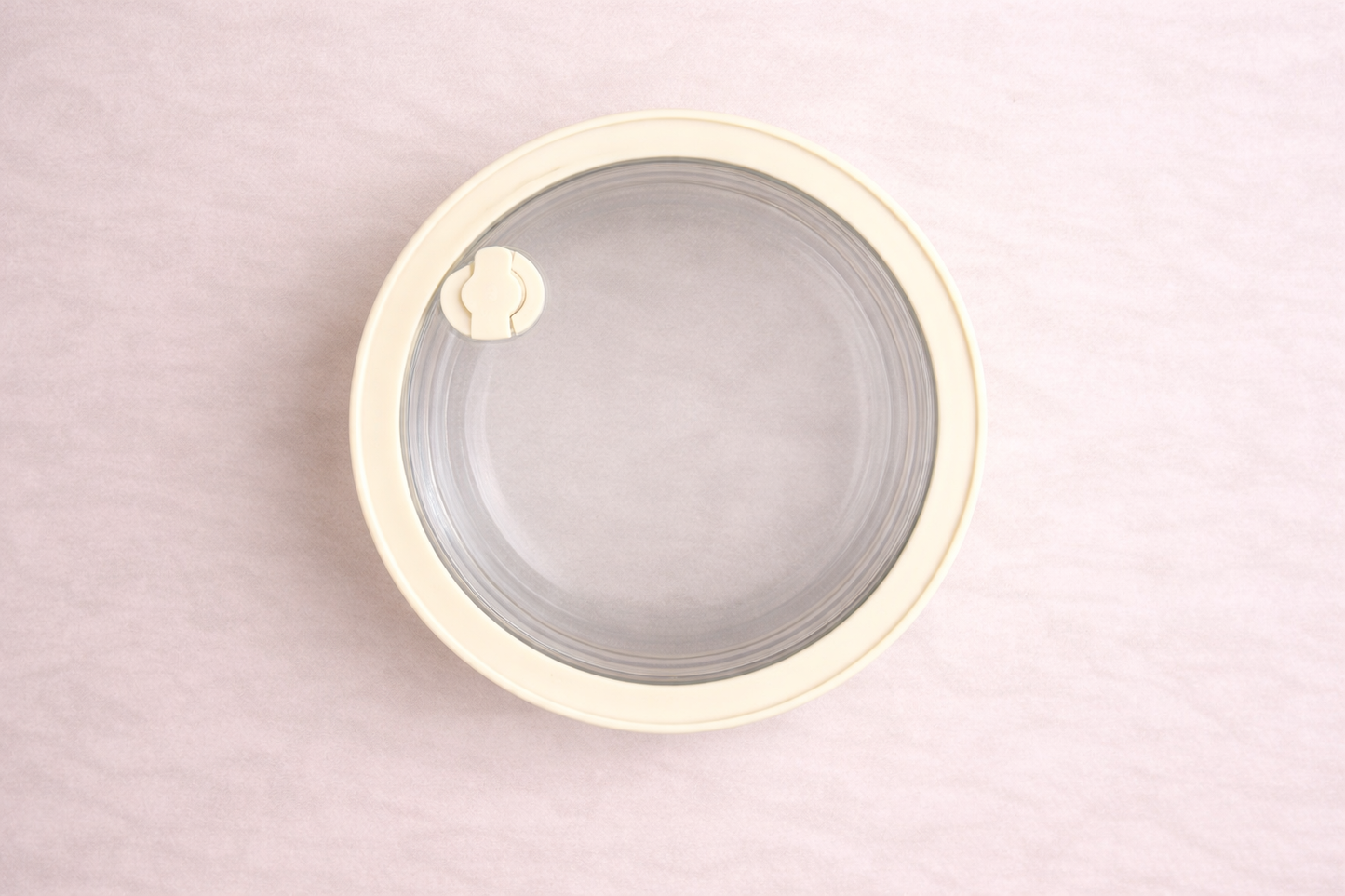 Vershoudbak rond |  950 ml | Beige-transparant