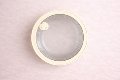 Vershoudbak rond |  950 ml | Beige-transparant