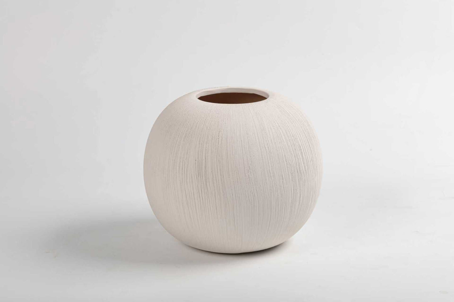 Terakota Vazo - Yuvarlak - 18 cm