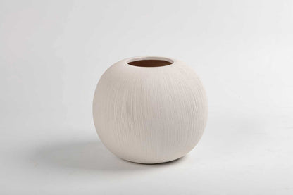Terakota Vazo - Yuvarlak - 18 cm