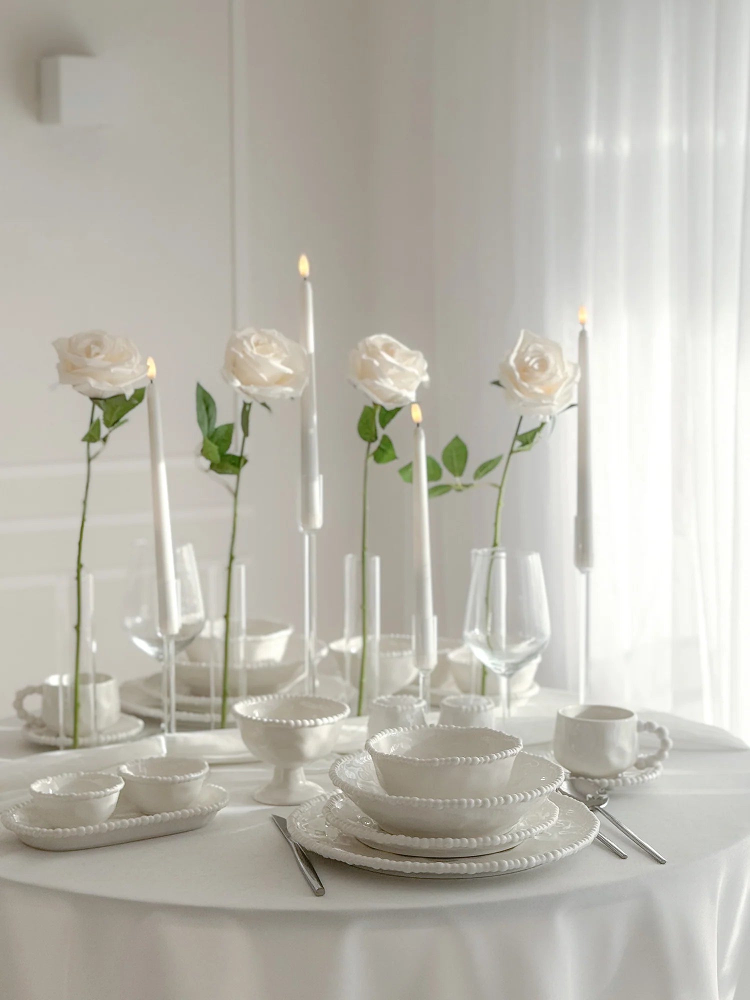 Pearls serviesset 24-delig voor 6 personen – Wit