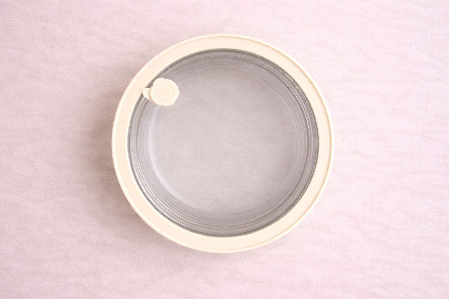 Vershoudbak rond |  1650ml | Beige-transparant