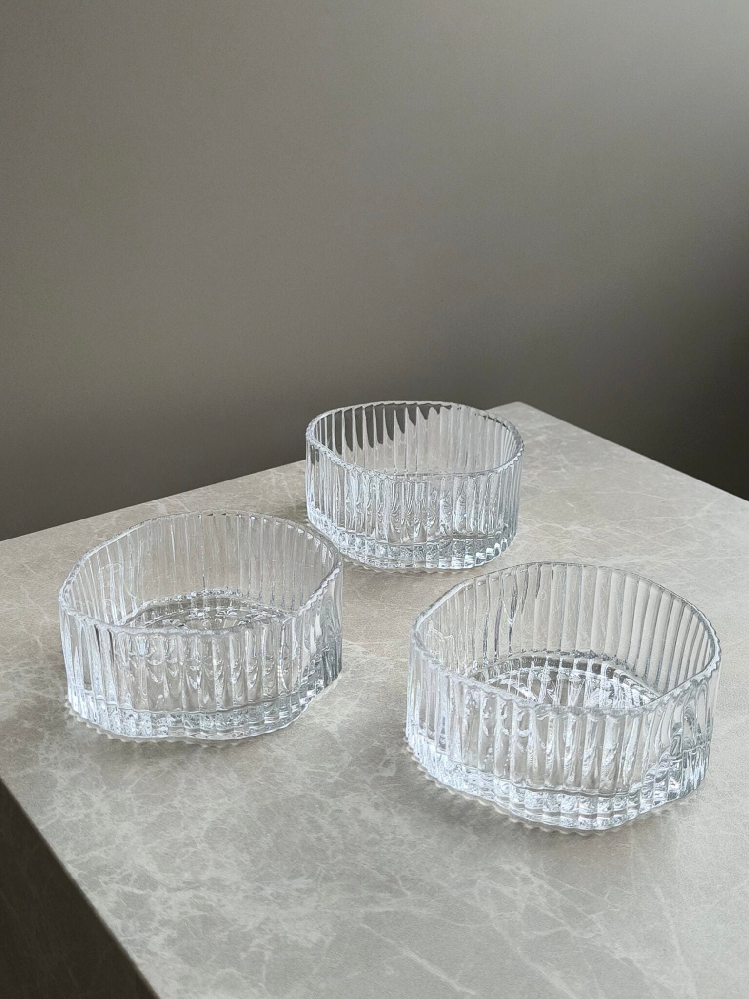 Diamond stripe schalen | 6 stuks