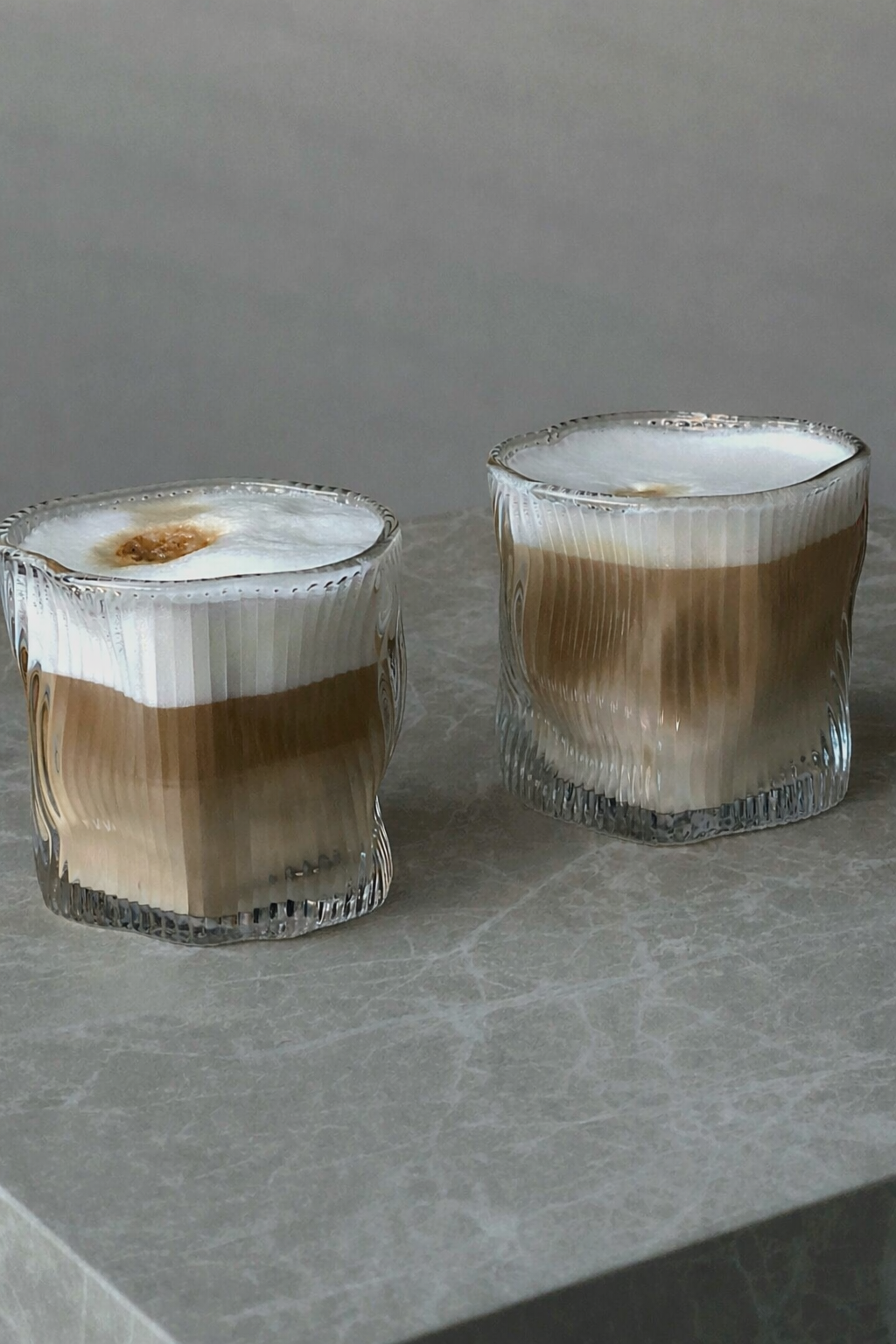 Diamond clear stripe glas | 6 stuks