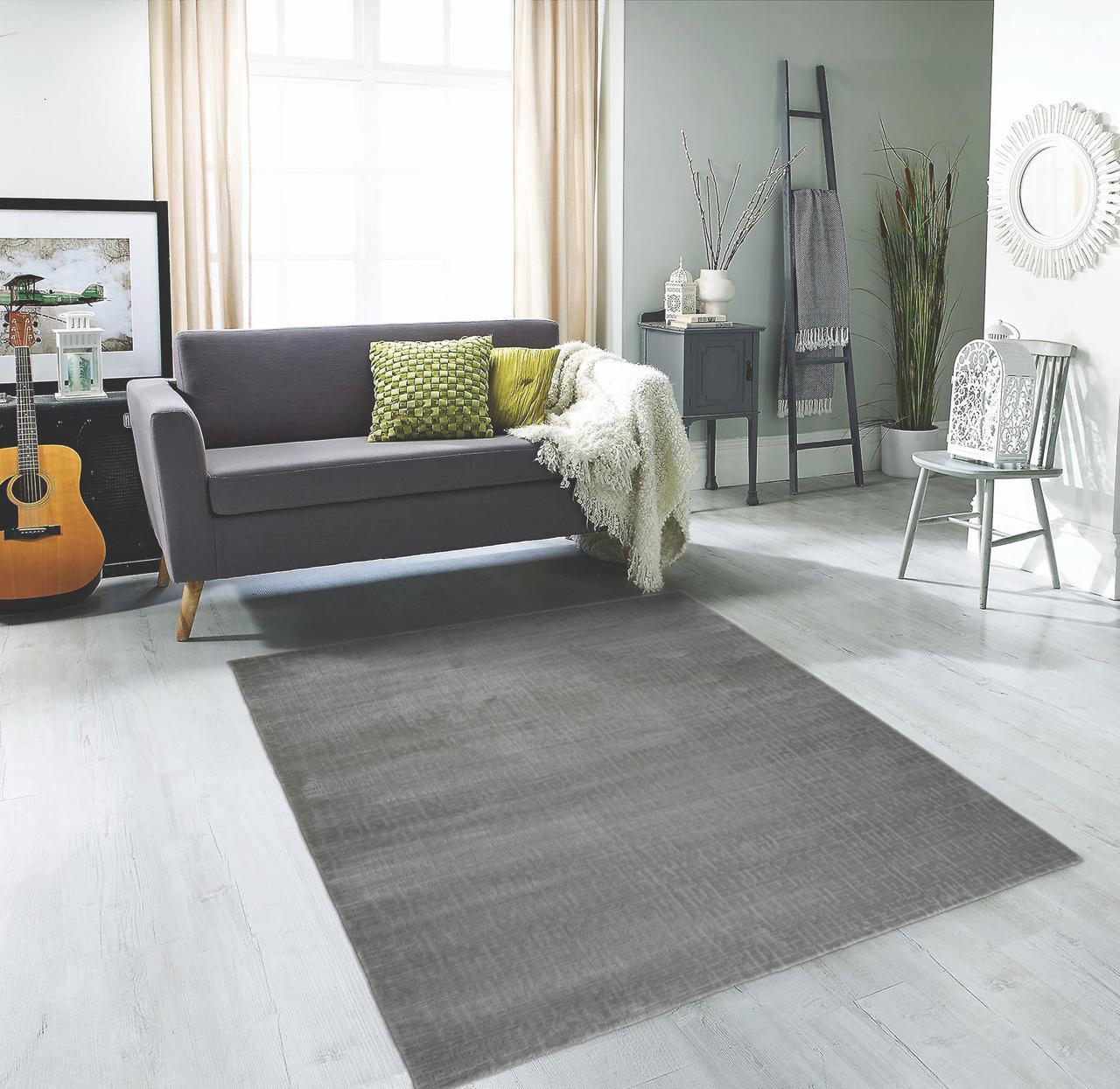 Elzar Graphite Grey Vloerkleed