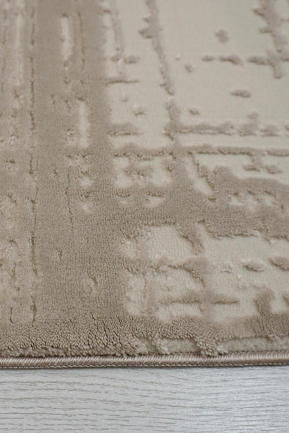 Elvion Taupe Vloerkleed