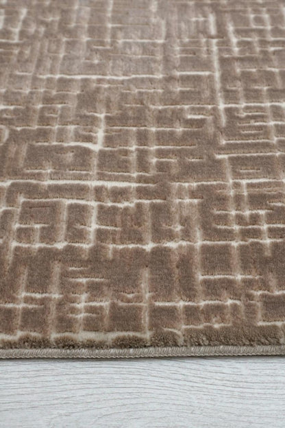 Elzar Taupe Vloerkleed