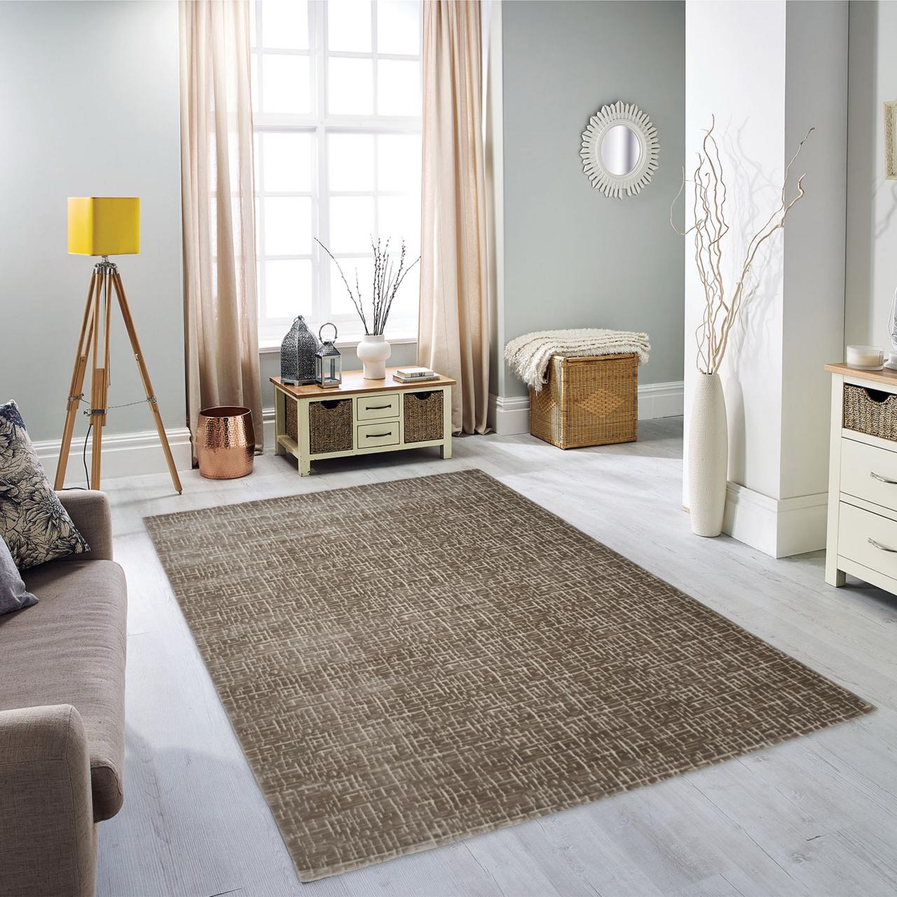 Elzar Taupe Vloerkleed