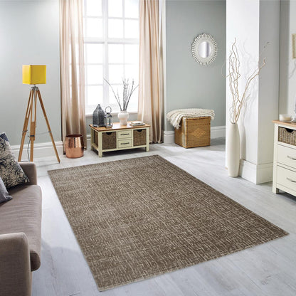 Elzar Taupe Vloerkleed