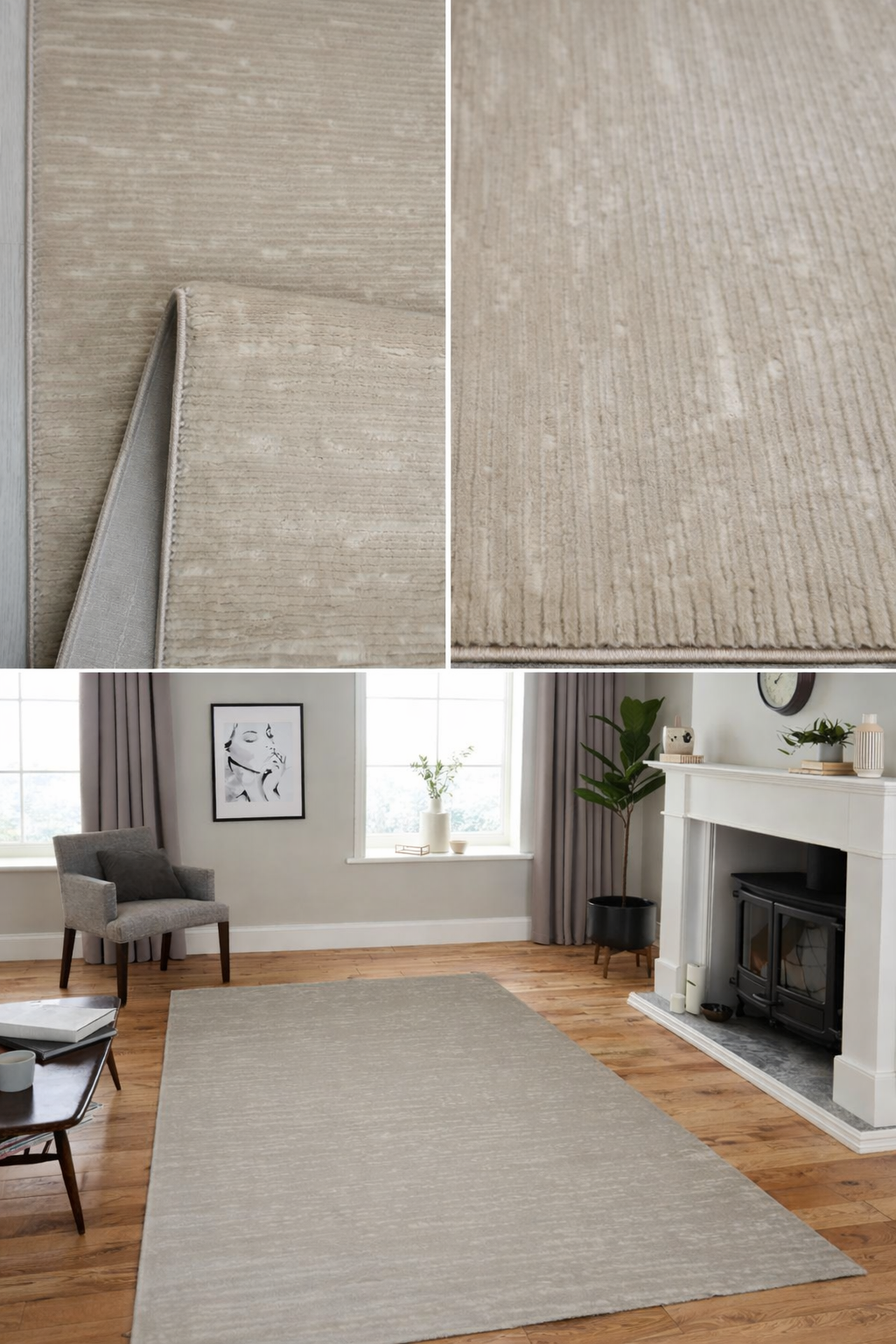 Kesar Beige Vloerkleed