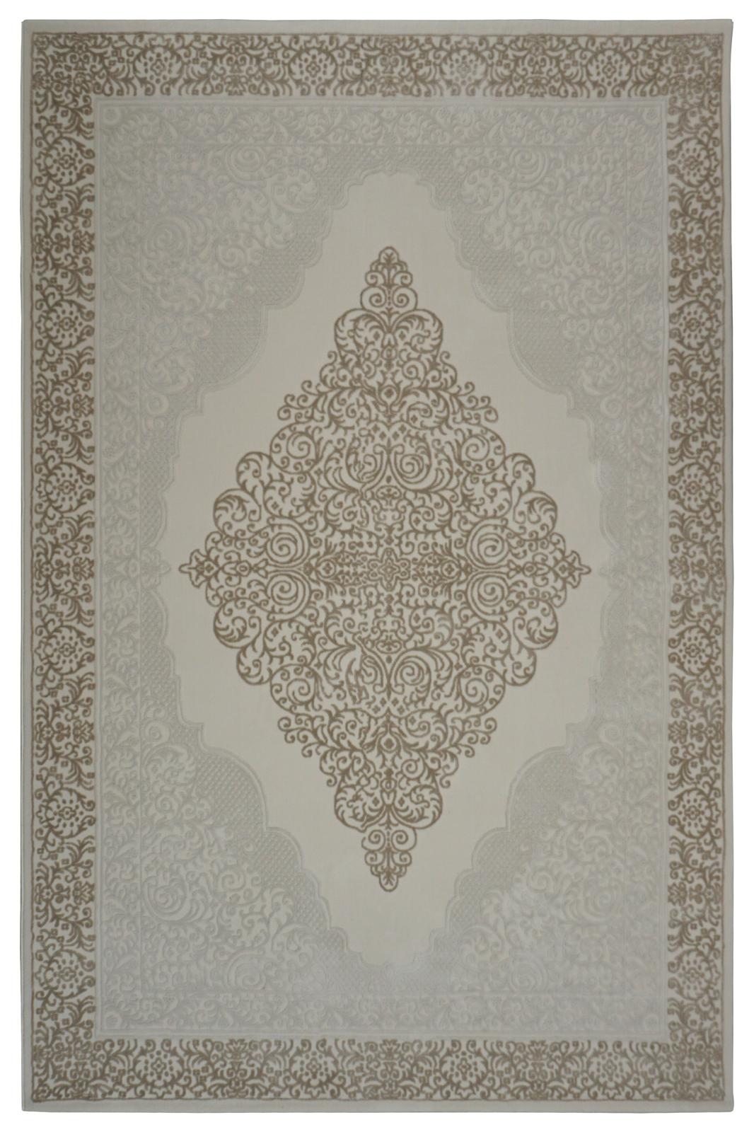 Zafiran Hellbraun Beige Teppich
