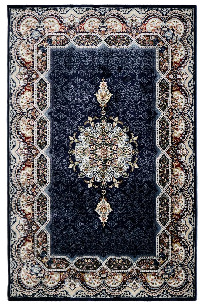 Darvesh Midnight Blue Vloerkleed