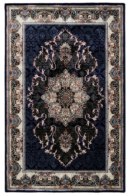 Mehran Midnight Blue Vloerkleed