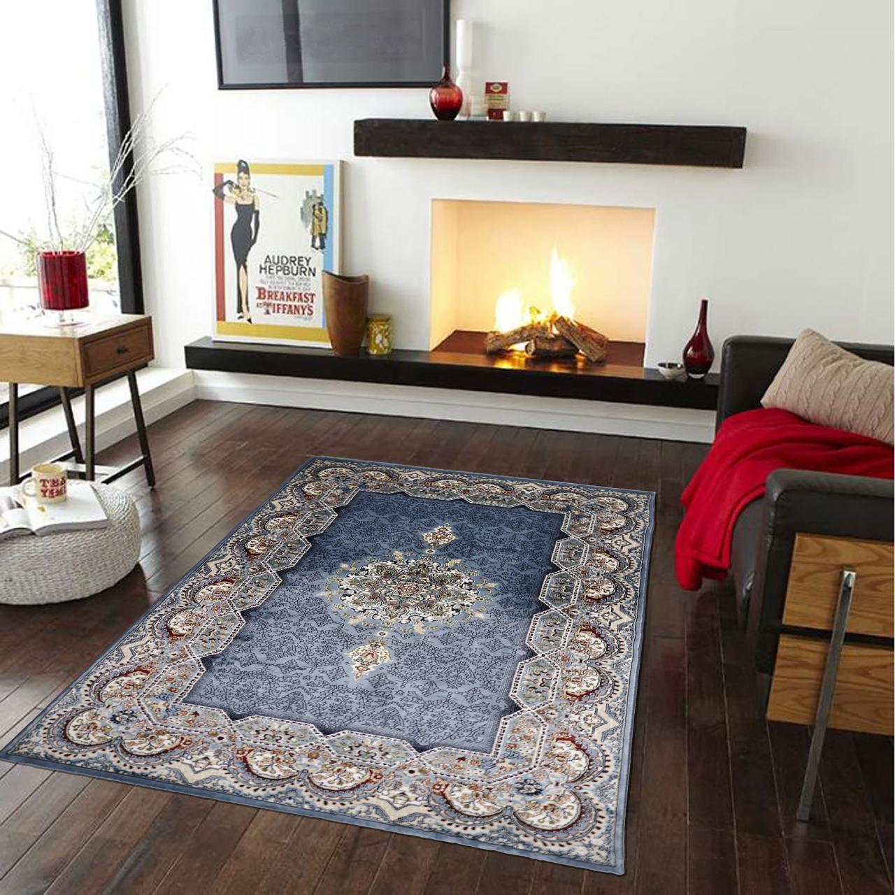 Nayir Oriental Blue Vloerkleed