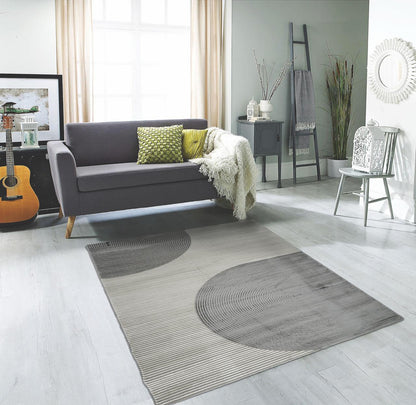 Senzo Grey Sand Vloerkleed