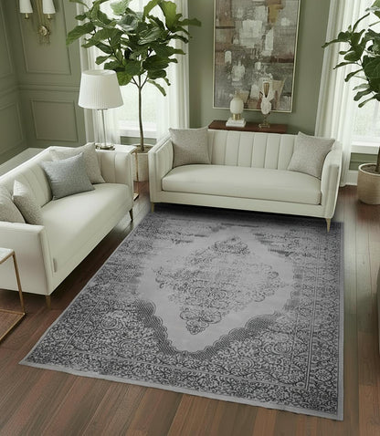 Zafiran Ash Grey Vloerkleed