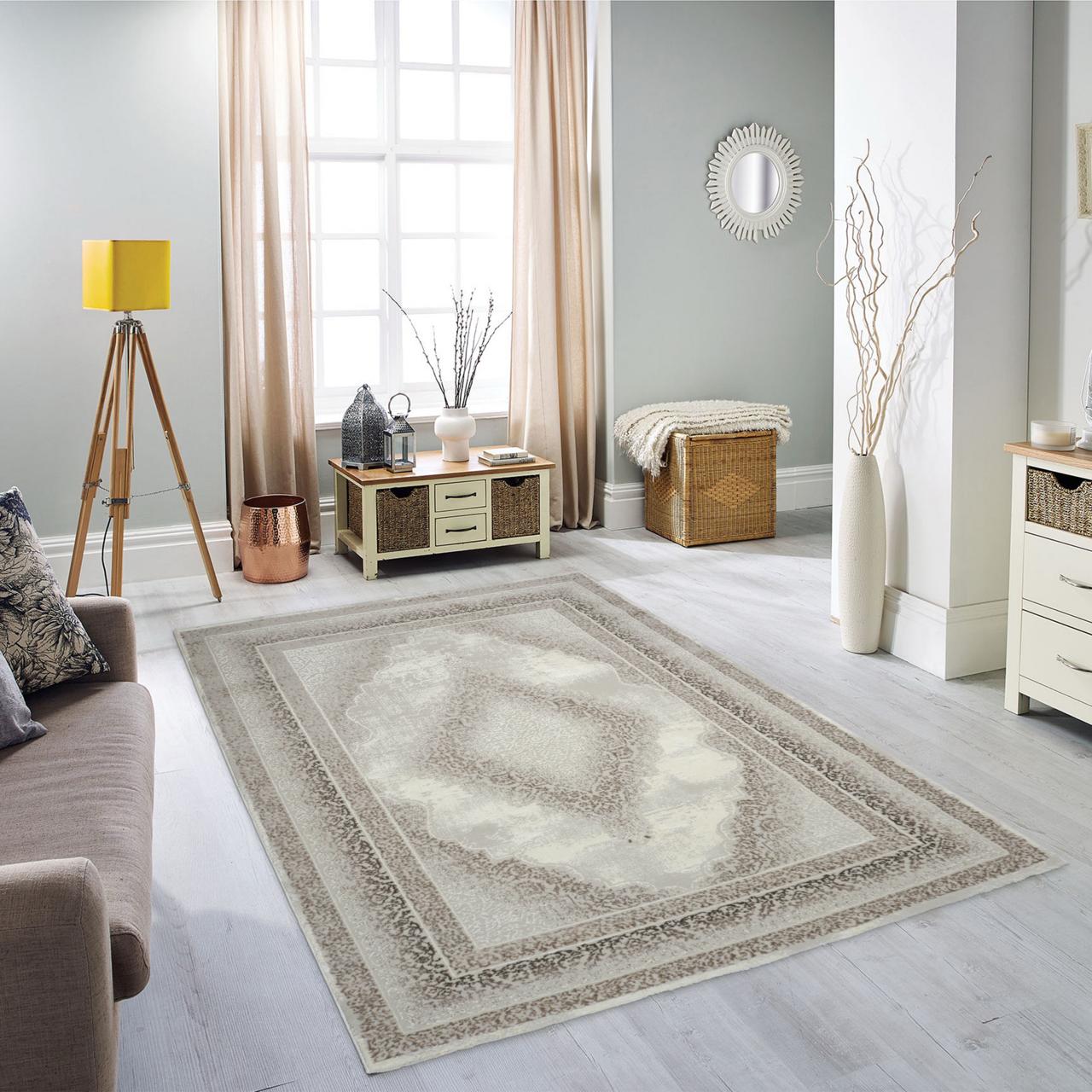 Zafiran Ivory Taupe Vloerkleed