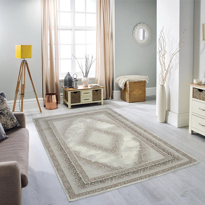 Zafiran Ivory Taupe Vloerkleed