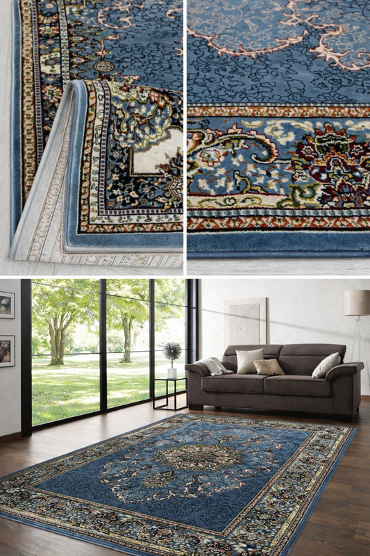 Sharin Oriental Blue Vloerkleed