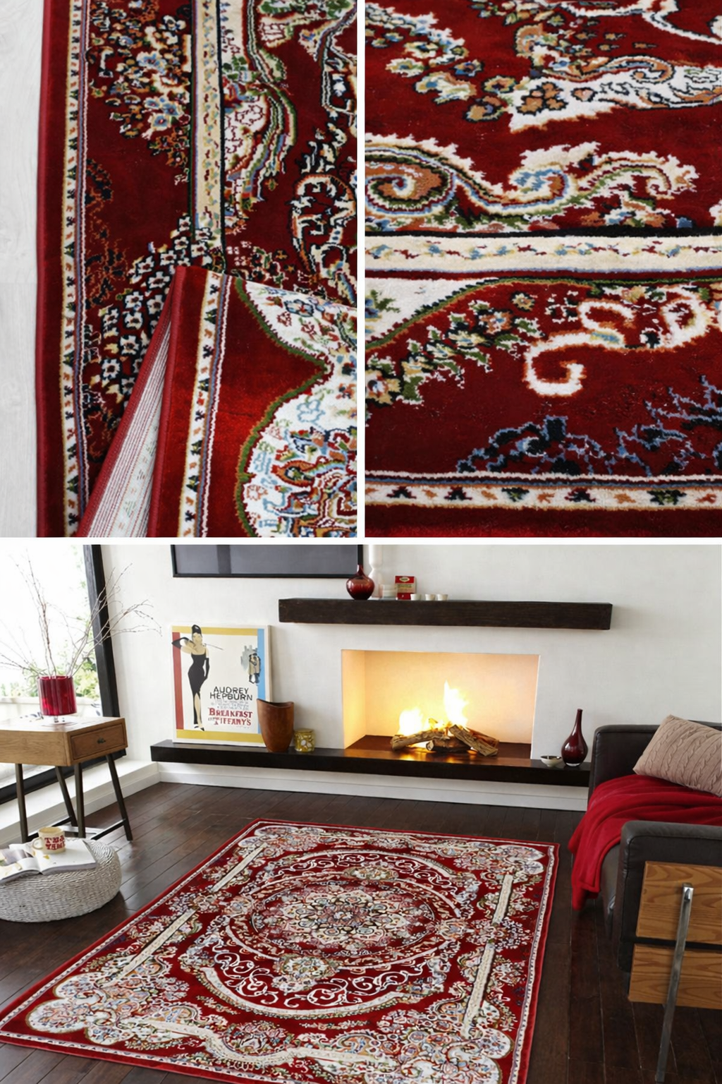 Kashir Persian Red Vloerkleed