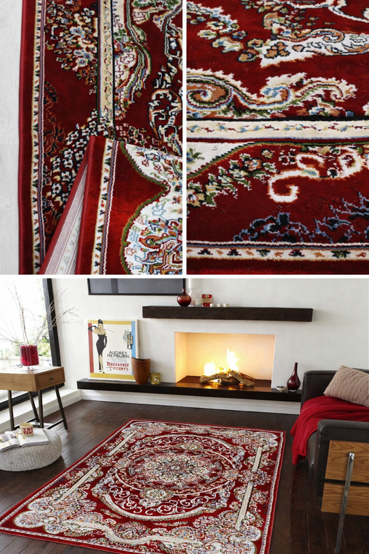 Kashir Persian Red Vloerkleed