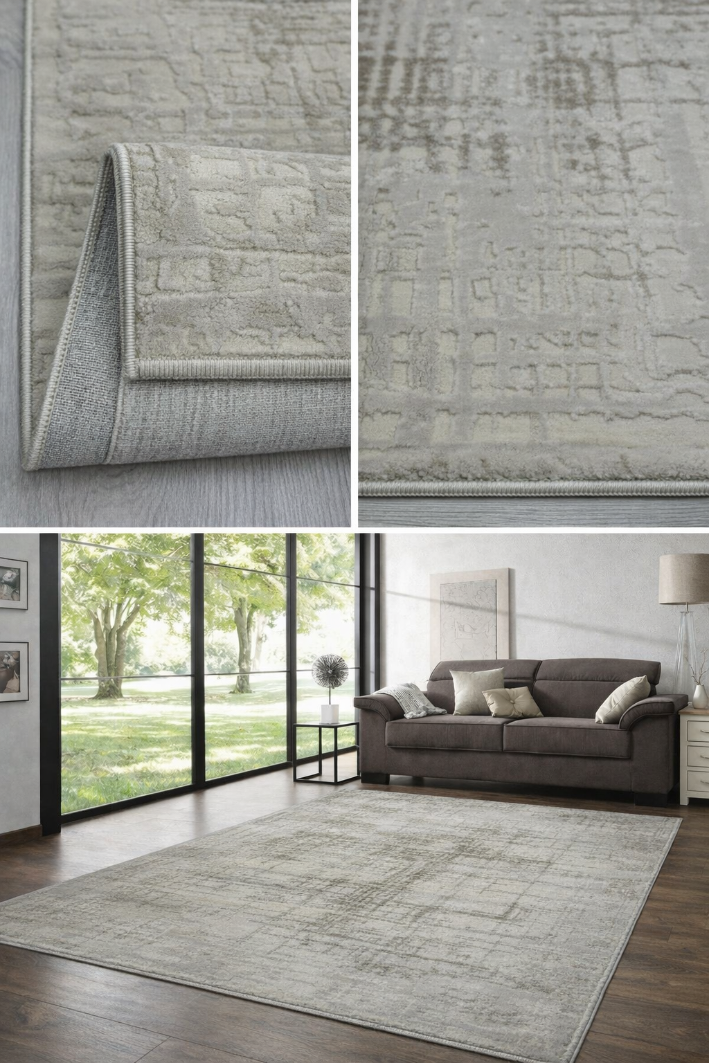 Elvion Beige Vloerkleed