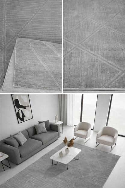 Savir Grey Vloerkleed