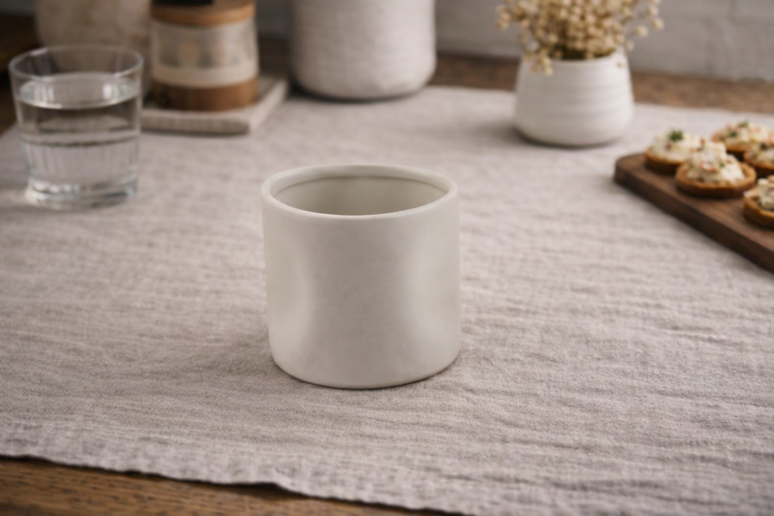 Aluré Keramieken Mok | 2 stuks | Beige